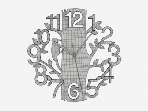 Modern Design Large Wall Clock 05 3Dモデル