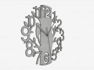 Modern Design Large Wall Clock 05 3D Model