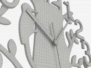 Modern Design Large Wall Clock 05 3D Model