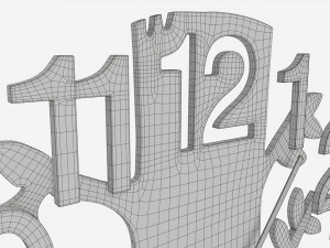 Modern Design Large Wall Clock 05 3Dモデル