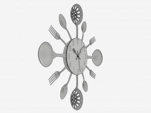 Modern Design Large Wall Clock 07 Modèle 3D