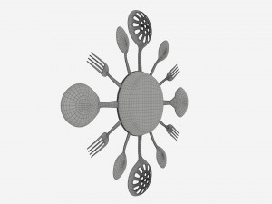 Modern Design Large Wall Clock 07 Modèle 3D