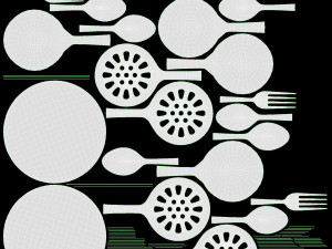 Modern Design Large Wall Clock 07 Modèle 3D