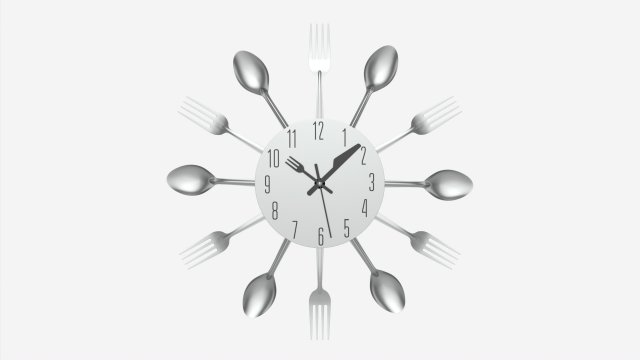 Modern Design Large Wall Clock 08 3Dモデル .c4d .max .obj .3ds .fbx .stl .blend 