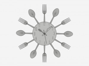 Modern Design Large Wall Clock 08 3Dモデル