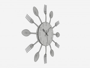 Modern Design Large Wall Clock 08 3Dモデル