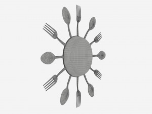 Modern Design Large Wall Clock 08 3Dモデル