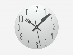 Modern Design Large Wall Clock 09 3D Model