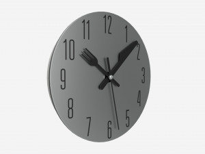 Modern Design Large Wall Clock 09 3D Model