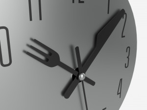 Modern Design Large Wall Clock 09 3D Model