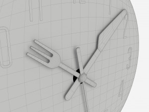 Modern Design Large Wall Clock 09 3D Model