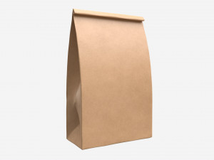 Paper bag packaging 03 3D Model