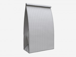 Paper bag packaging 03 3D Model