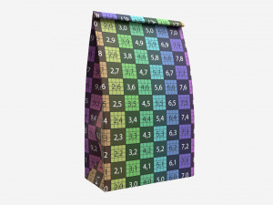 Paper bag packaging 03 3D Model