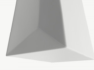White paper bag with handles 02 3D-Modell