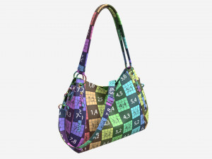 Women shoulder red leather bag Model 3D