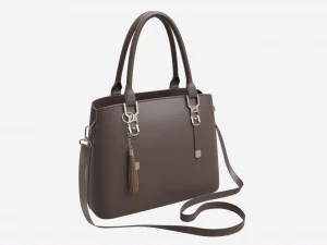 Borsa a tracolla estiva da donna marrone Modello 3D