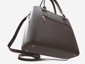 Women summer shoulder bag brown Model 3D