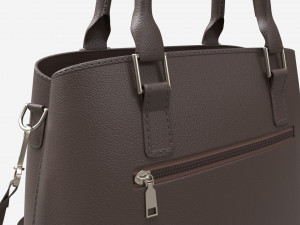 Women summer shoulder bag brown Model 3D