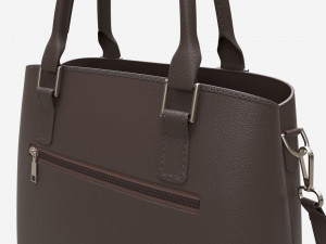 Women summer shoulder bag brown Model 3D