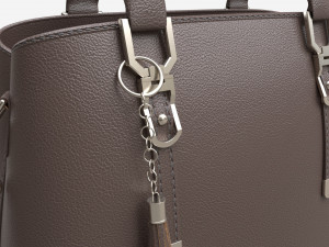 Women summer shoulder bag brown Model 3D