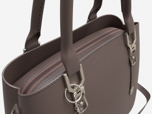 Women summer shoulder bag brown Model 3D