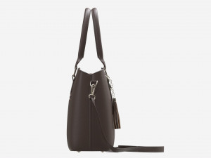 Women summer shoulder bag brown Model 3D