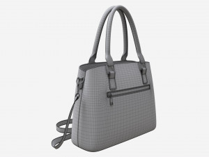 Women summer shoulder bag light brown Modelo 3D