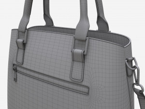 Women summer shoulder bag light brown Modelo 3D