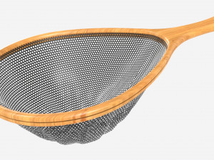 Wooden fly fishing net 3D Модель