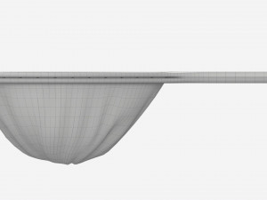 Wooden fly fishing net 3D Модель