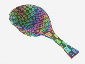 Wooden fly fishing net 3D Модель