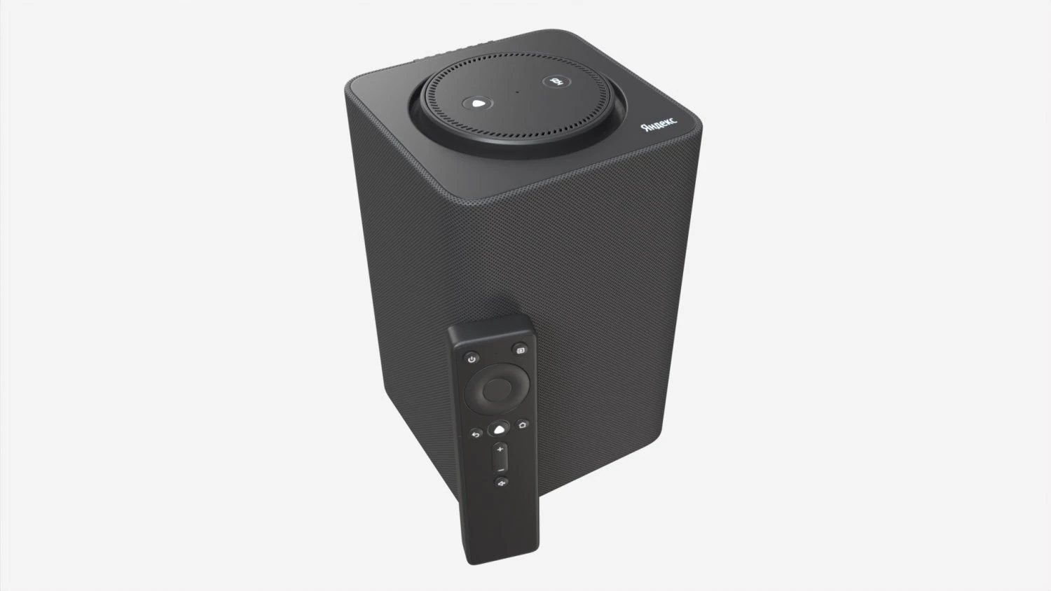 Yandex Station smart speaker voice assistant Alice 3D Model .c4d .max .obj .3ds .fbx .stl .blend 