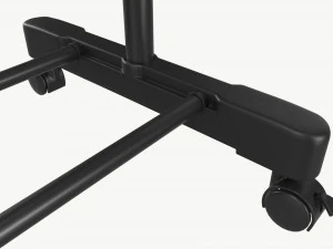 Adjustable Rolling Clothes Hanger 3D Model