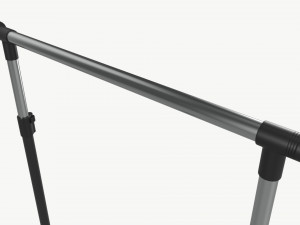 Adjustable Rolling Clothes Hanger Modelo 3D