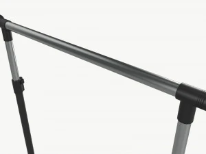 Adjustable Rolling Clothes Hanger 3D Model