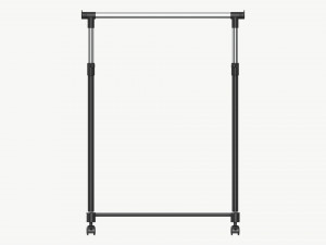 Adjustable Rolling Clothes Hanger Modelo 3D