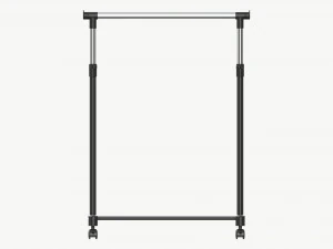 Adjustable Rolling Clothes Hanger 3D Model