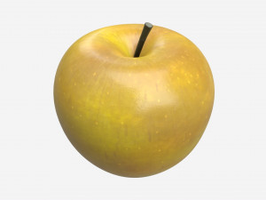 Apple single fruit gala green 3D 모델