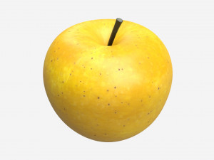 Apple single fruit golden Model 3D