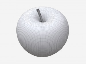 Apple single fruit golden Model 3D