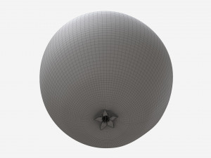 Apple single fruit golden Model 3D