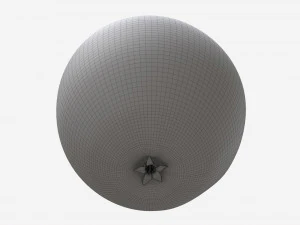 Apple single fruit golden 3D Model