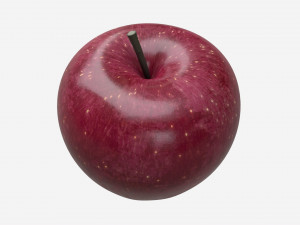 Apple single fruit red 3D Model