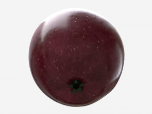 Apple single fruit red Modèle 3D
