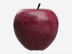 Apple single fruit red Modèle 3D