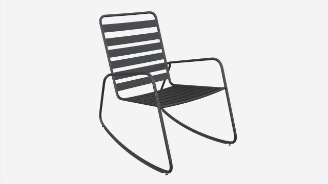 Argos Home Steel Garden Rocking Chair Modelo 3D .c4d .max .obj .3ds .fbx .stl .blend 