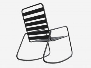 Argos Home Steel Garden Rocking Chair Modelo 3D
