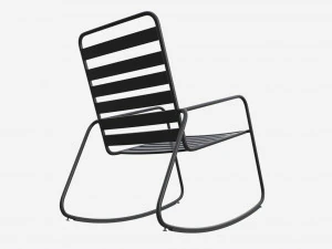 Argos Home Steel Garden Rocking Chair 3D Model