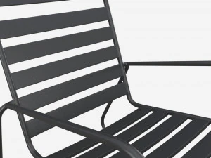 Argos Home Steel Garden Rocking Chair 3D Model